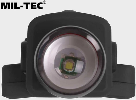 Mil-Tec CREE Zoom Led Adjustable Flashlight Universalus reguliuojamas žibintuvėlis