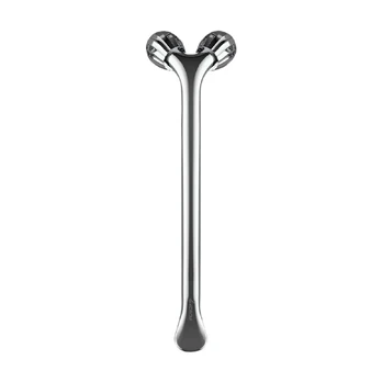 Be Osom Face Roller Massager Silver veido ir kūno masažuoklis, sidabrinis