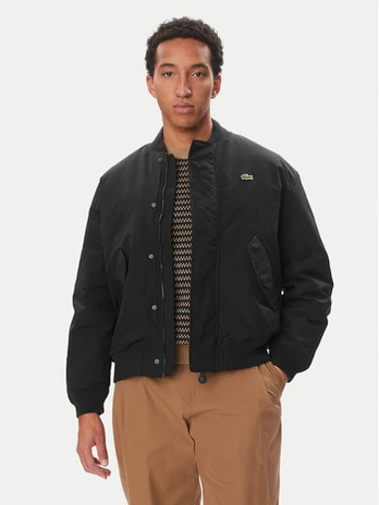 Lacoste Bomber striukė BH1204 Juoda Regular Fit