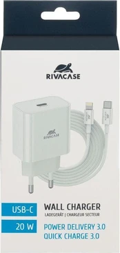 MOBILE CHARGER WALL / WHITE PS4101 WD5 RIVACASE