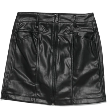 Mini sijonas moterims, Juoda, Mini skirt