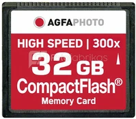 AgfaPhoto Compact Flash 32GB High Speed 300x MLC kaina