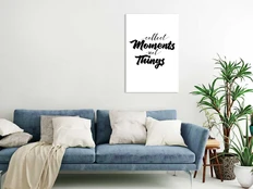 Artgeist Paveikslas - Collect Moments Not Things (1 Part) Vertical kaina