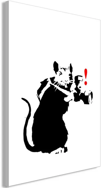 Artgeist Paveikslas - Rat Photographer (1 Part) Vertical