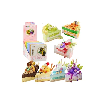Lean Toys Construction Blocks Cake Cake Dessert Decorated 292–357pcs.