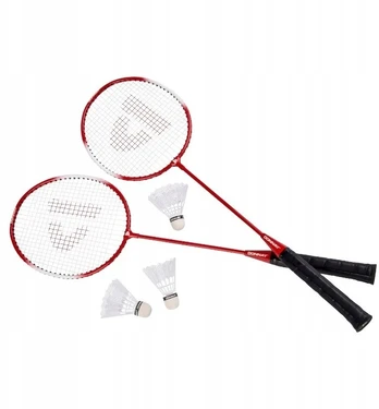 Gertuvė Donnay - 6-piece badminton set in a case (red)