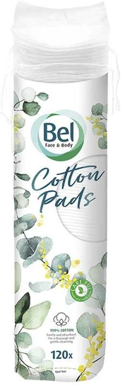 Cosmoplast COTTON PADS round discs 100% 120 u