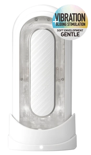 Tenga Flip Zero Gravity automatinis masturbatorius, baltas, 18 cm