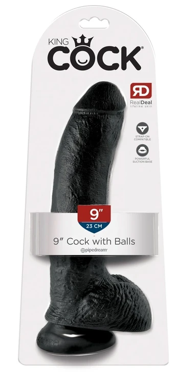 Dildo KING COCK 9 WITH BALLS 22,9 cm