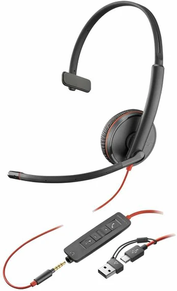 Ausinės HP Blackwire 3215 Mono USB-C (8X227A6)