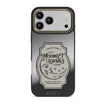 Moonlit Lovers - iPhone 17 Pro Max Case, Elite Mirror (MagSafe) / Gold