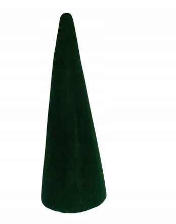Styroporinis kūgis, apkerpėtas žalias 40 cm