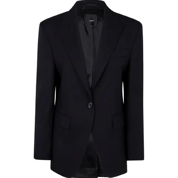 Švarkas moterims, Juoda, Blazer