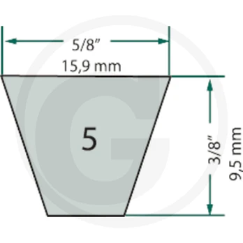 GRANIT V-belt MTD 57275104