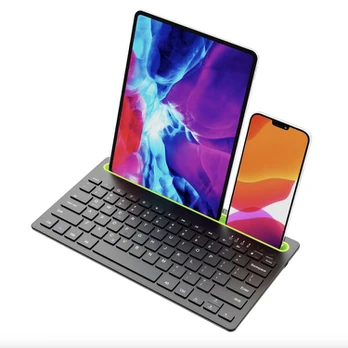 Bluetooth klaviatūra su laikikliu