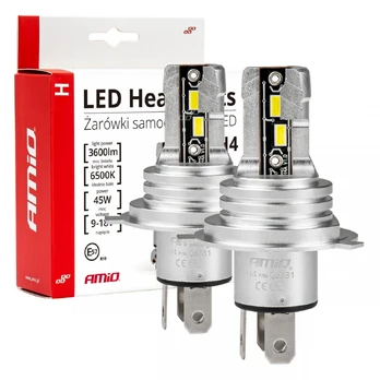 Led automobilių lemputės h-mini h4 amio-03331