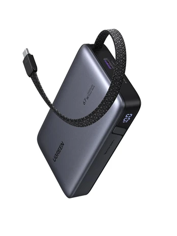 UGREEN 67W Power Bank with Built-in Cable