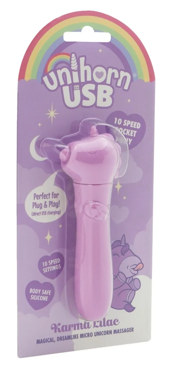 Unihorn usb Karma Lilac Mini vibratorius