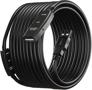 Mutecpower Usb aktyvus kabelis Male/female su Extension Chipset, Usb 2.0