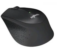 Logitech M330 Silent Plus Belaidė pelė, 1000 DPI, Juoda