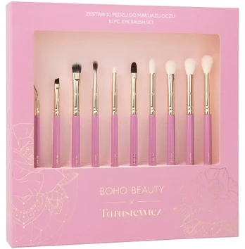 Boho Beauty Boho 10 akių makiažo šepetėlių rinkinys