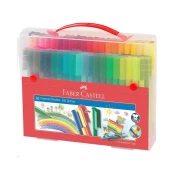 Faber-Castell - ​Connector Pens, Carry case, 80 pc (155579) kaina