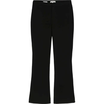 Kelnės moterims, Juoda, Tapered leg trouser