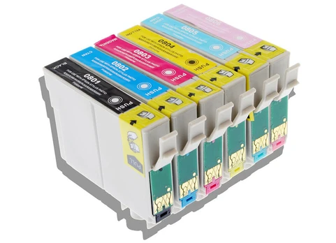 Kasetė rašaliniams spausdintuvams T0807 6-PACK!, T0807 6-PACK!
