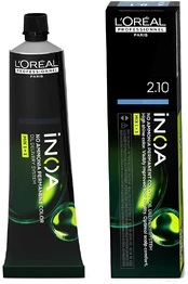 L'Oreal INOA be amoniako permanentinė spalva #2.10 60 gr kaina