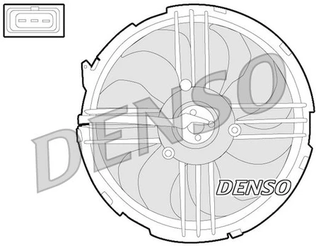 Ventiliatorius, radiatoriaus DENSO DER32009