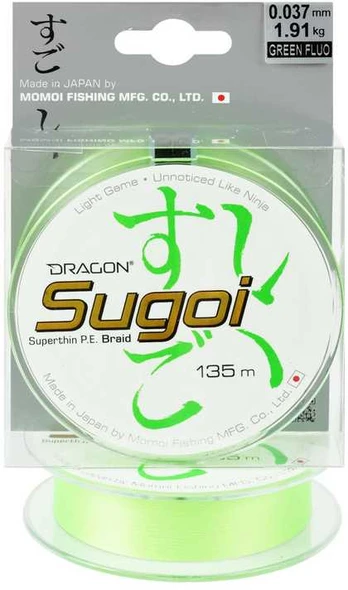 Valas DRAGON SUGOI Superthin P.E. BRAID, 135 m