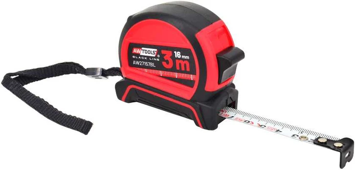 AW-Tools AWTOOLS MIARA ZWIJANA 3m x 19mm NYLON