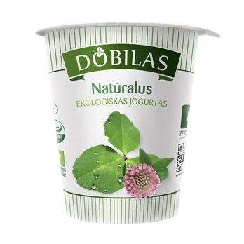 Ekologiškas jogurtas DOBILAS, 3,5%-6% rieb., 300 g