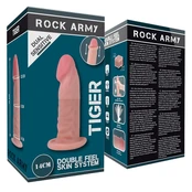 Dildo ROCKARMY DUAL DENSITY TIGER 14 cm kaina