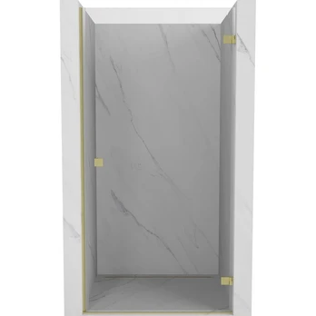 Dušo durys Limex Lunar-B Right, 90 cm x 200 cm, aukso matinė