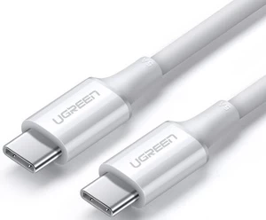 Įkroviklis Ugreen US300, 2 x USB Type-C, 1 m, balta