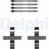 DELPHI LX0703 Brake pad fitting kit kaina