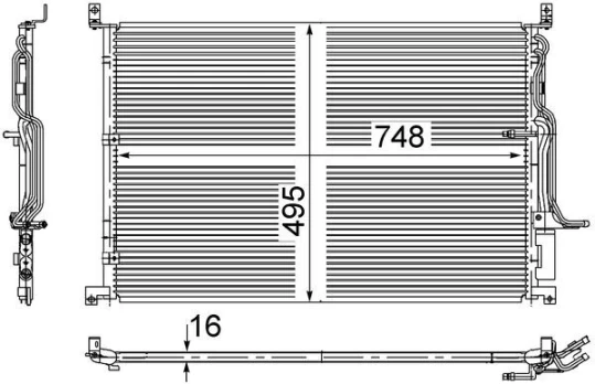 Kondicionieriaus radiatorius AC 271 000S