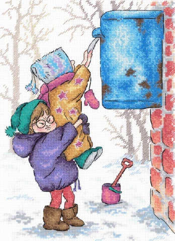 Cross stitch kit "Two wishes" SNV-915