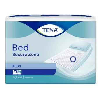 TENA paklotai Bed Plus Secure Zone, 90 cm x 80 cm, 20 vnt.