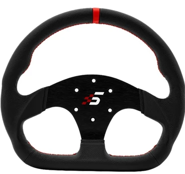SIMAGIC D-Shaped Steering Wheel Rim 325mm without HUB, leather,S403 | P-325D(LEATHER)