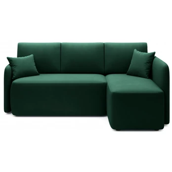 Kampinė sofa Hadson, žalia