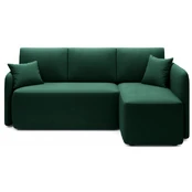 Kampinė sofa Hadson, žalia kaina
