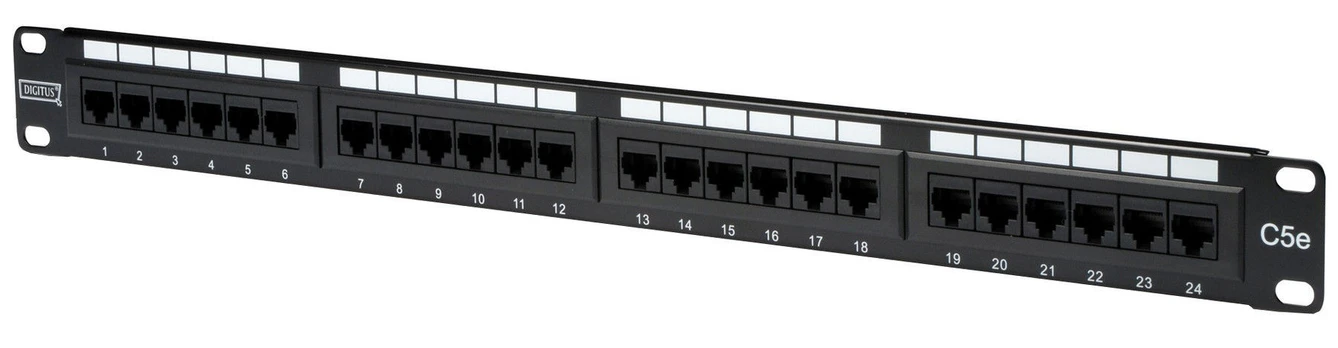 Assmann Electronic DIGITUS DN-91524U-EC CAT 5e Patch Panel 24 prievadas neekranuotas