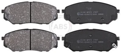 Stabdžių trinkelių rinkinys, diskinis stabdys A.B.S. 35108