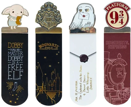 ERIK Harry Potter 4 bookmarcks set