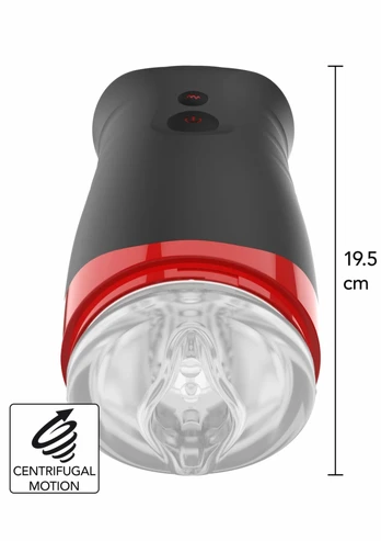 HIDDEN DESIRE Fusion X Quantum Cyclone Intimate Machine 2000 RPM Black