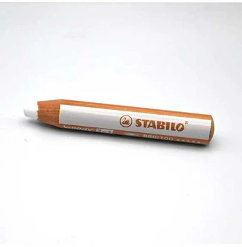 FERFLEX kreidinis pieštukas CRAYON STABILO, baltas
