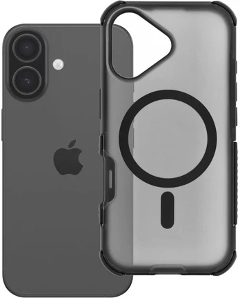 Case for iPhone 17 Forcell F-Protect BumperX Premium compatible with MagSafe juodas