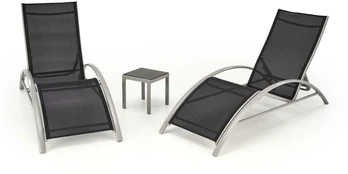 EMBOLO set of 2 sunbeds + table kaina